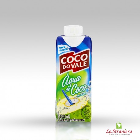 Acqua di Cocco, Agua de Coco, Coco do Vale 330ml - La Straniera Torino -  Specialità Sudamericane