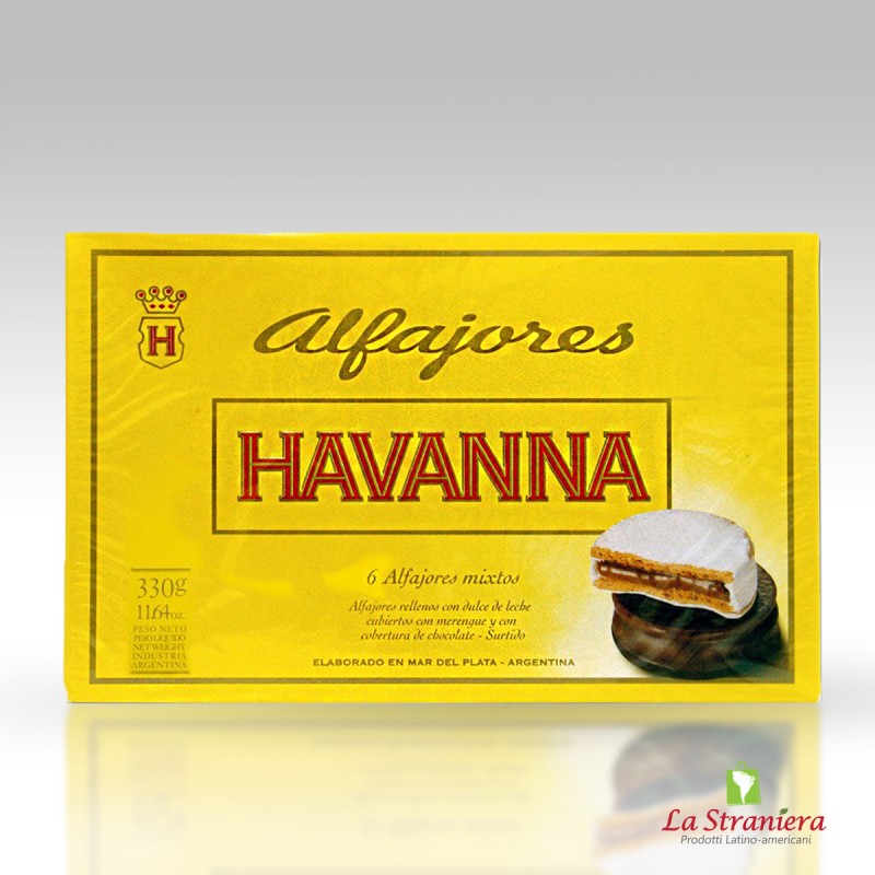 Dolce di Latte Mixto, Alfajores Mixtos, Havanna x 6 unidades - La Straniera  Torino - Specialità Sudamericane