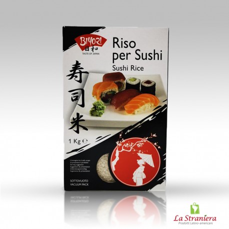 Riso per sushi sottovuoto - Biyori 1Kg. - €3.49 : , L'Asia  sotto casa!